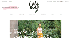 Desktop Screenshot of lola-may.com